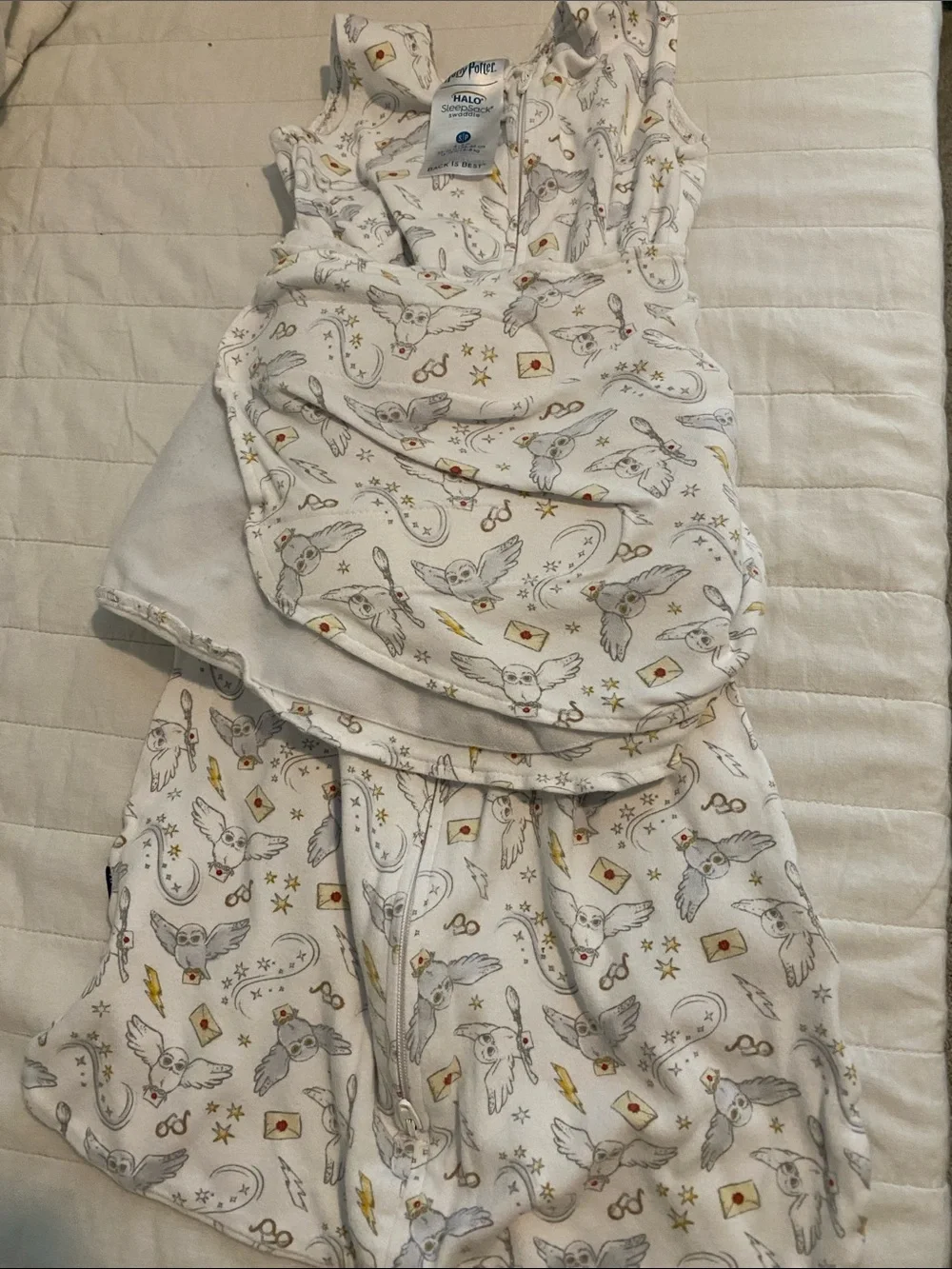 Halo Baby Sleepsacks in Floral Pink, Cream & White Harry Potter